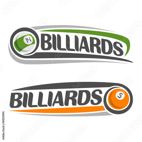 The image on the subject of billiards