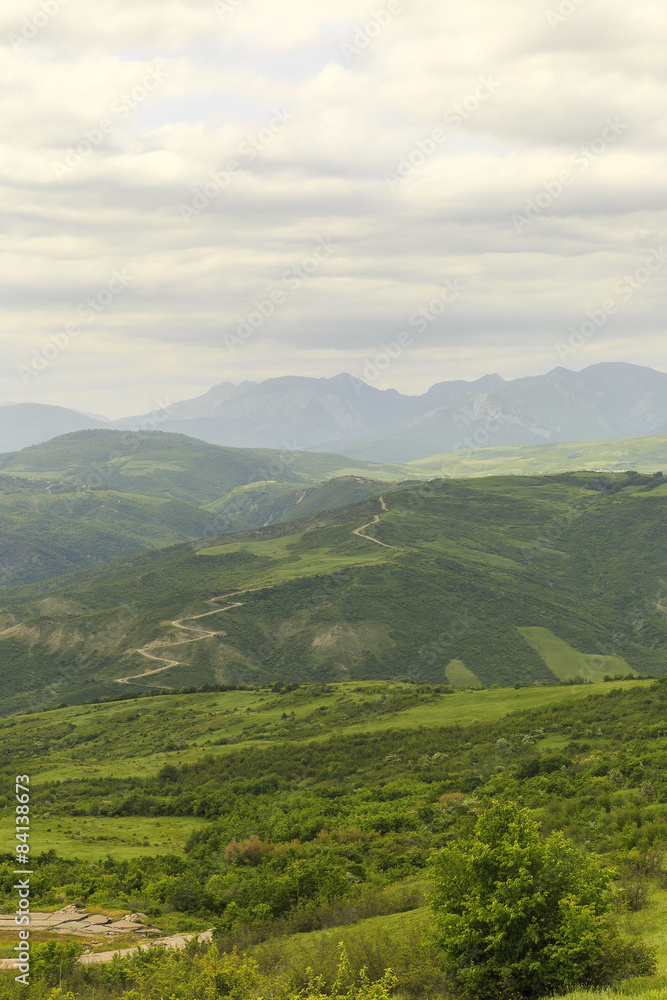 Obraz premium Agsu pass(Azerbaijan)