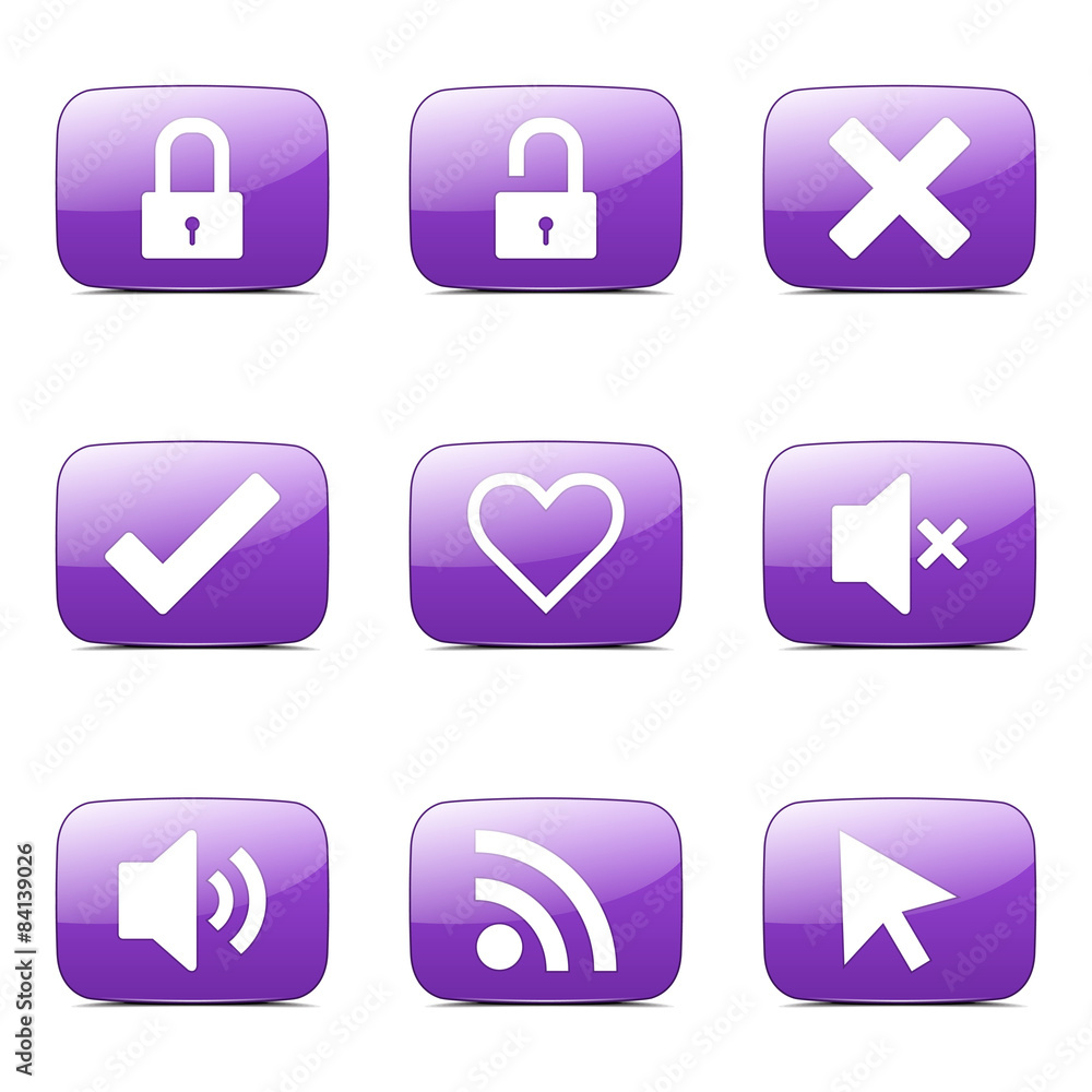 SEO Internet Sign Square Vector Violet Icon Design Set 4 SEO Internet Sign Square Vector Violet Icon Design Set 4
