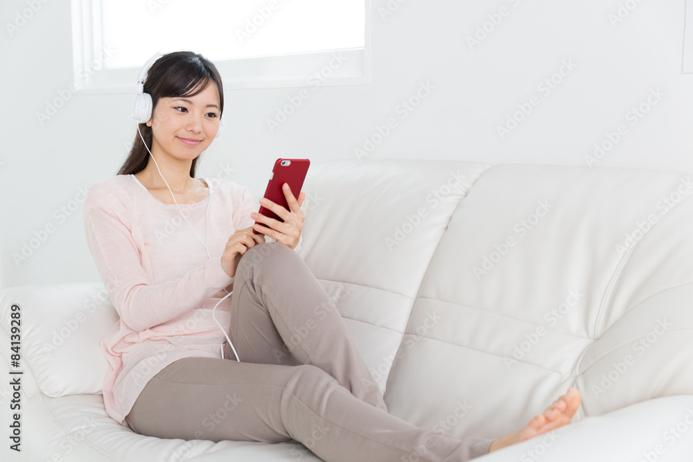 young asian woman lifestyle image