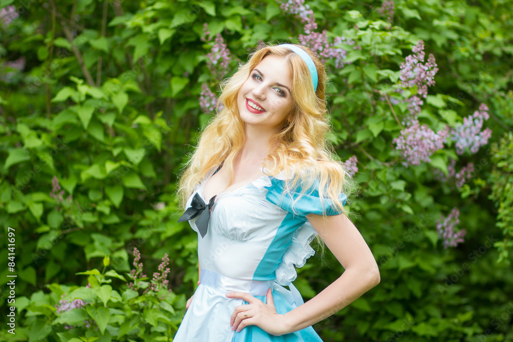 Fototapeta premium Portrait of a beautiful young blonde