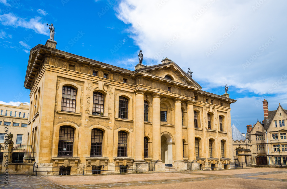 The Clarendon Building in Oxford - England