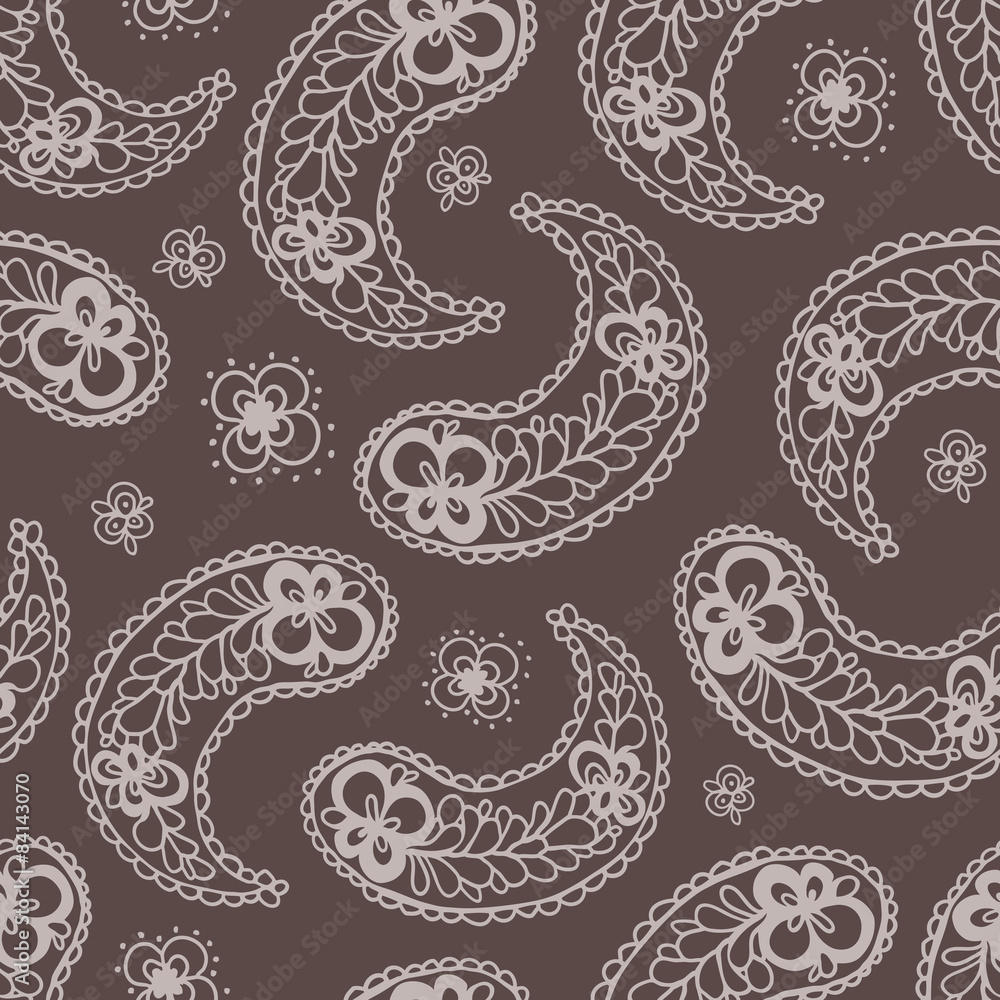 Pattern with decorative snowflakes Pattern with decorative snowflakes