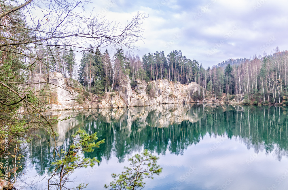 Fototapeta premium Adrspach, Skalne miasto