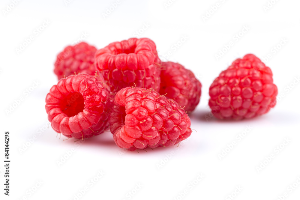 raspberry isolated on white background raspberry isolated on white background