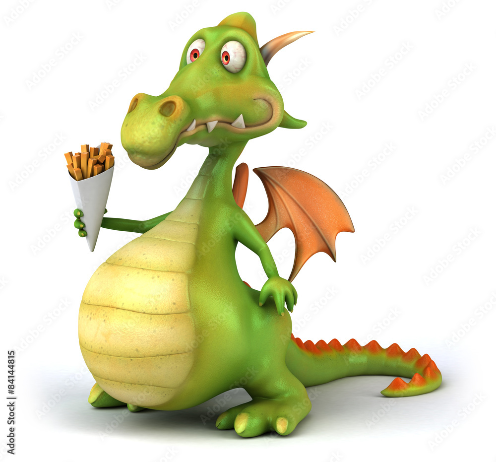 Fototapeta premium Fun dragon