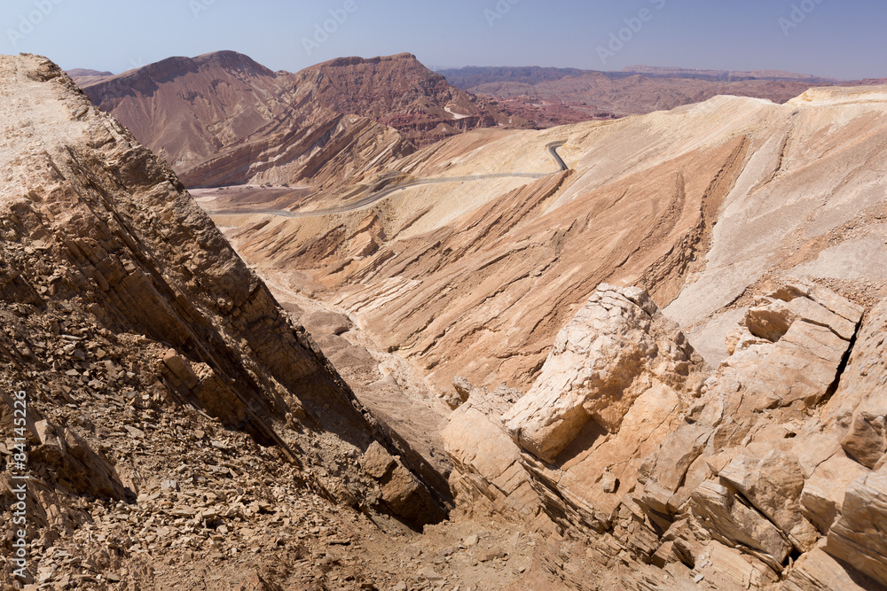 Egypt Israel border boundary fence desert mountains 