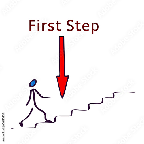 First Step - Illustration