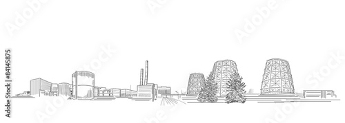 Power Station Illustration 