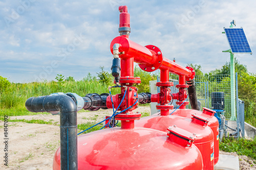 Detail of an irrigation system