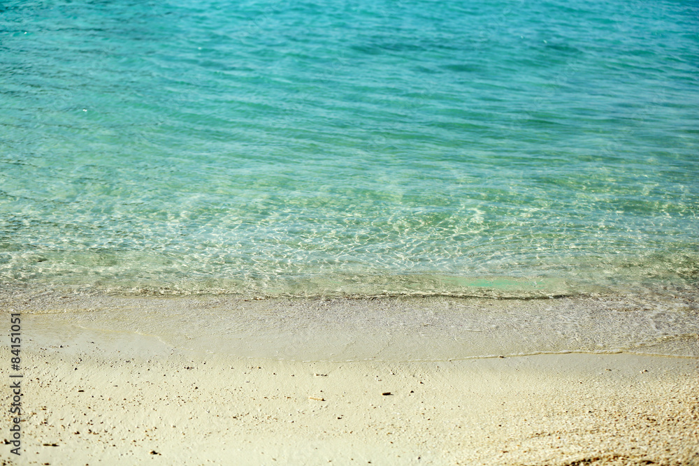 Clear ocean water, in resort Clear ocean water, in resort