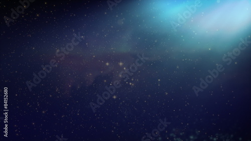 universe fly through seamless looped background