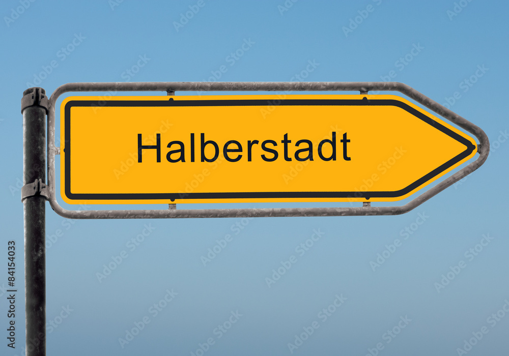 Strassenschild 35 - Halberstadt