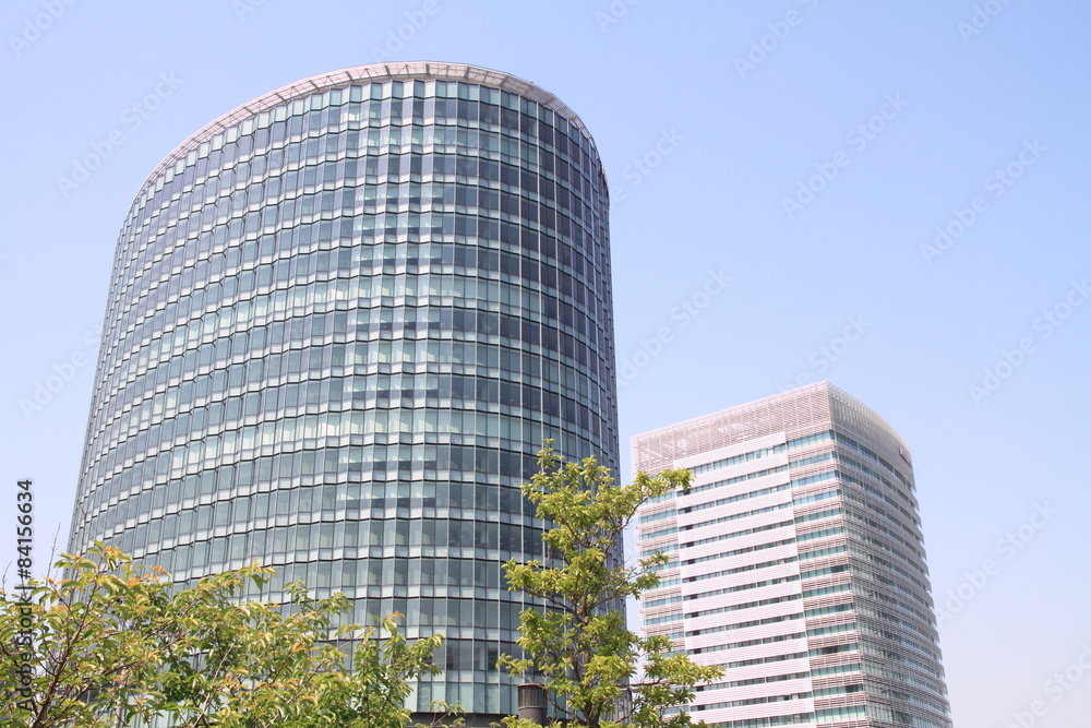Fototapeta premium 横浜東口の高層ビル
