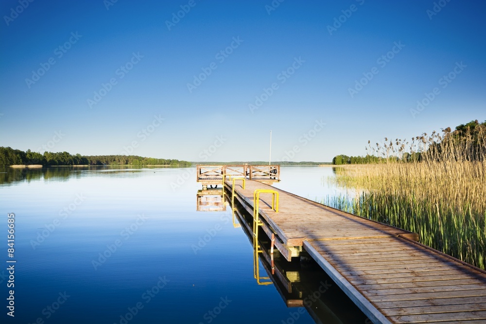 Obraz premium Swiecajty Lake, Mazury