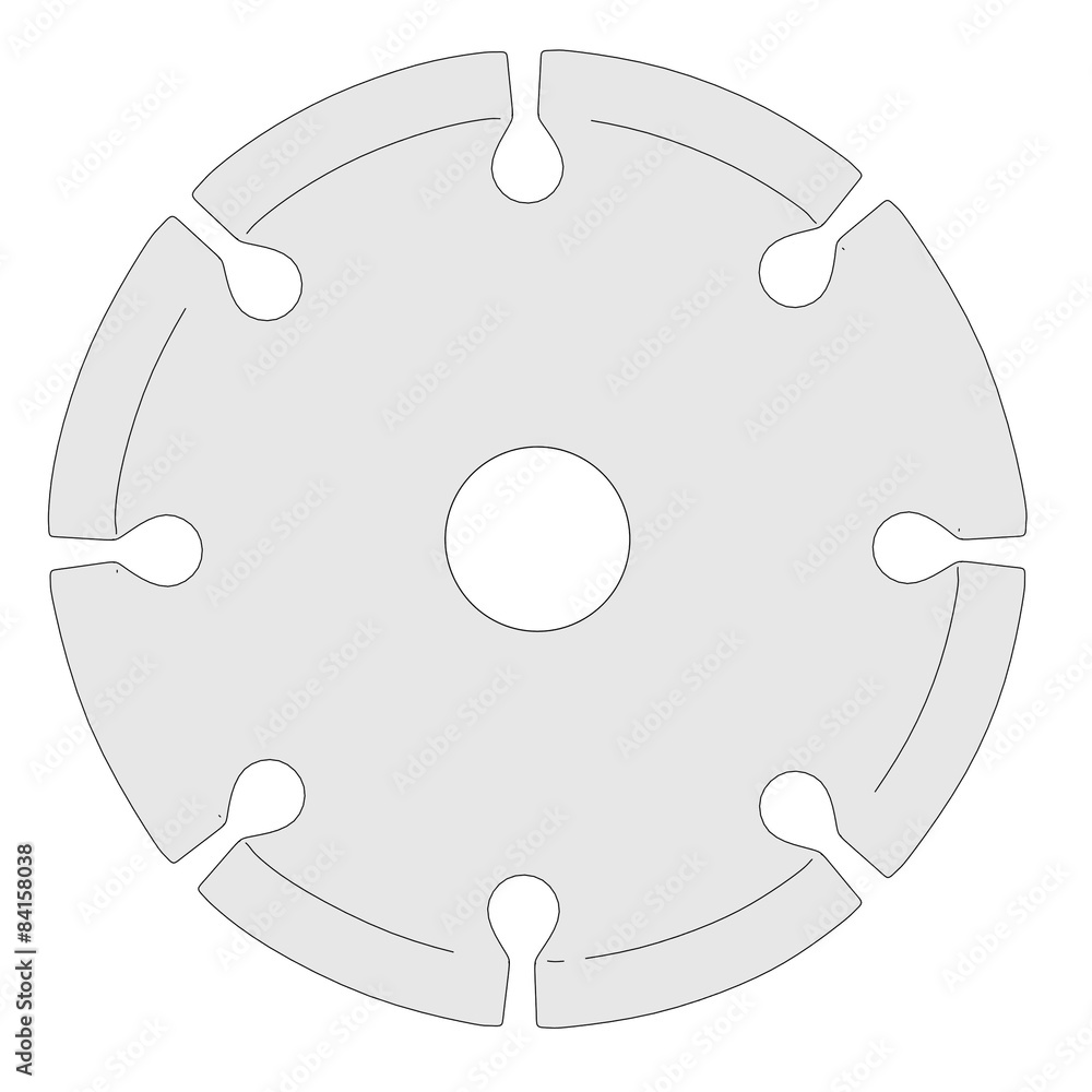 cartoon image of disc for power tools cartoon image of disc for power tools