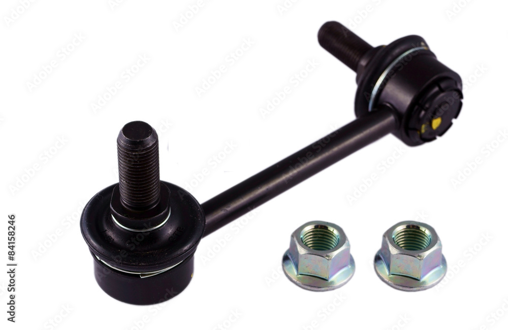 Stabilizer link rod isolated on white background Stabilizer link rod isolated on white background