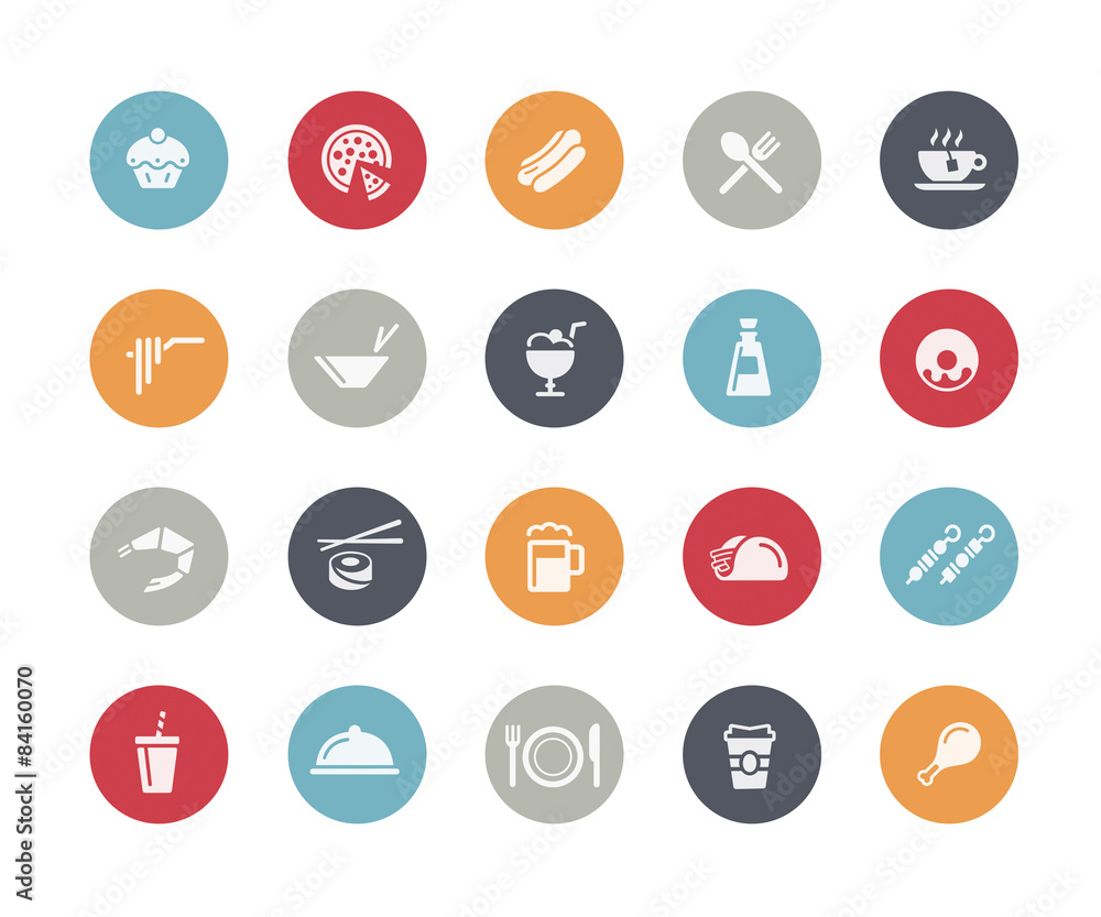 Food Icon Set 2 of 2 // Classics Series Food Icon Set 2 of 2 // Classics Series