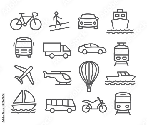 Transport icons 