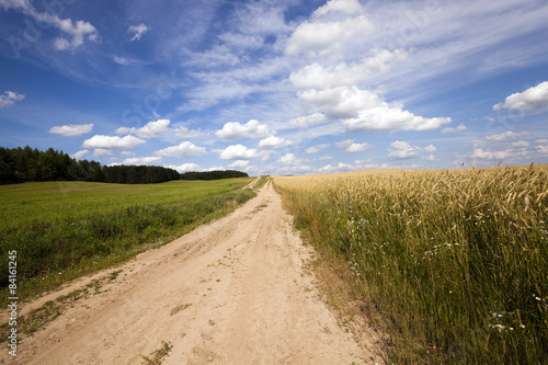 the rural road  