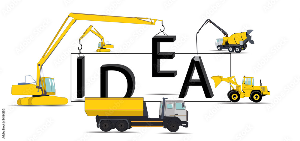 Modern Idea Concept for your Business. Vector Illustration.