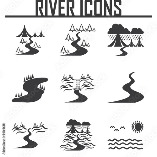 River  and Landscape icons