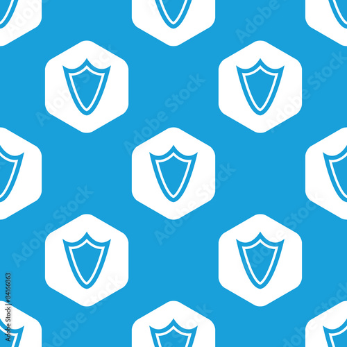Shield hexagon pattern
