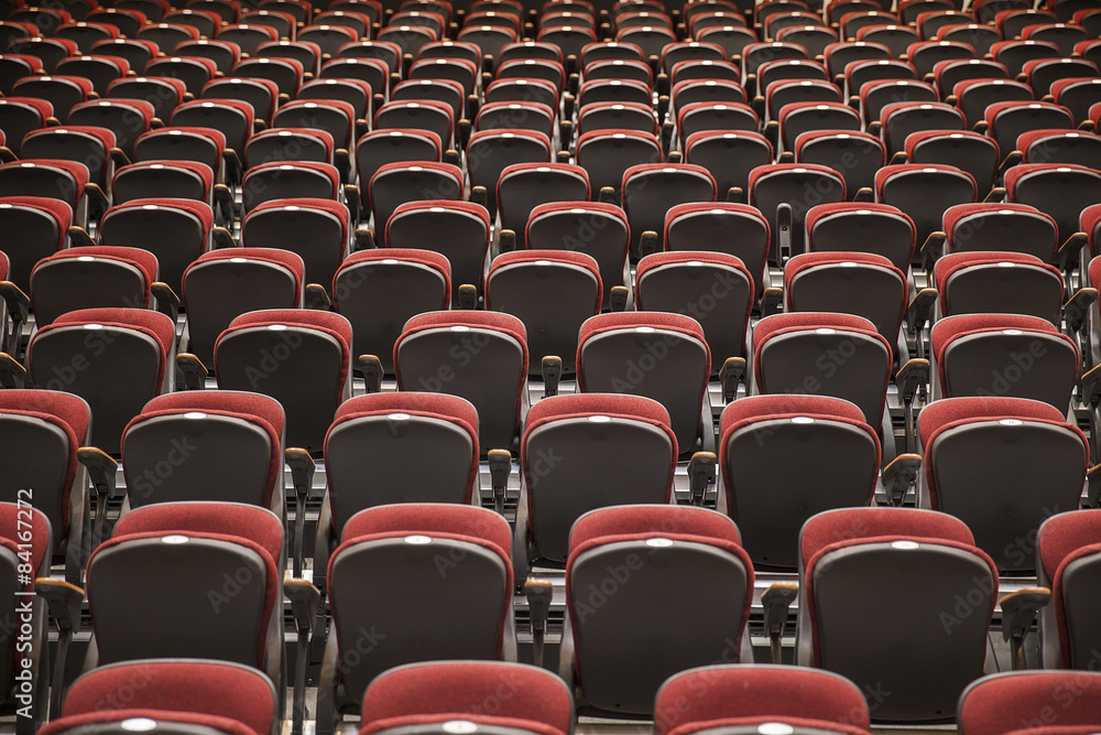 Fototapeta premium Background Of Auditorium Seats