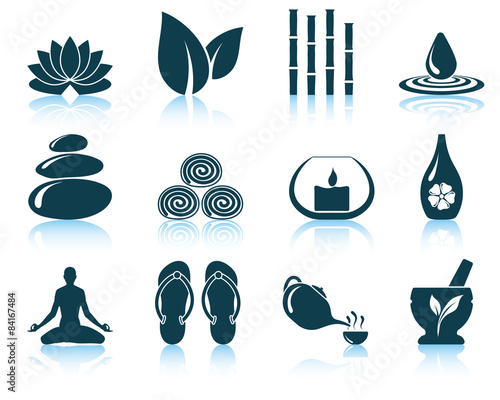 Set of spa icons