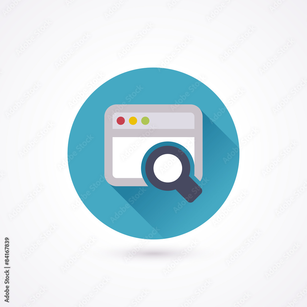 Flat icon. Search Flat icon. Search