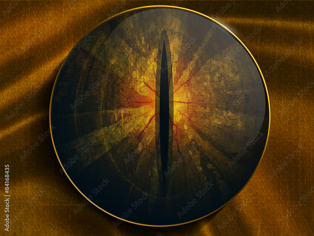 Fototapeta premium abstract dragon's eye