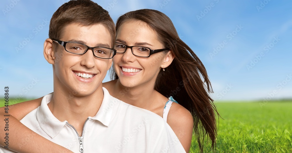 Obraz premium Black, Couple, Teenager.