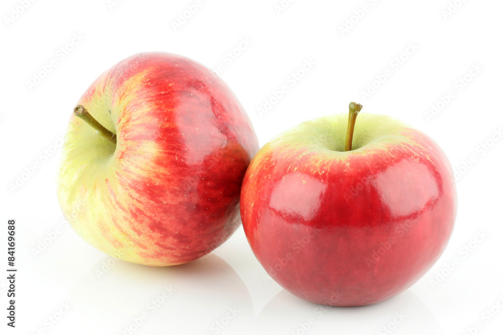 shiny fresh red Elstar apples Stock | Adobe Stock