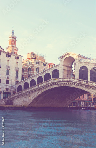 Rialto bridge  Venice  Italy