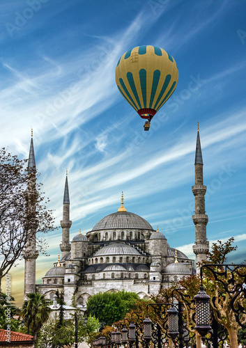 Photography Blue mosque Sultanahmet, Istanbul, Turkey