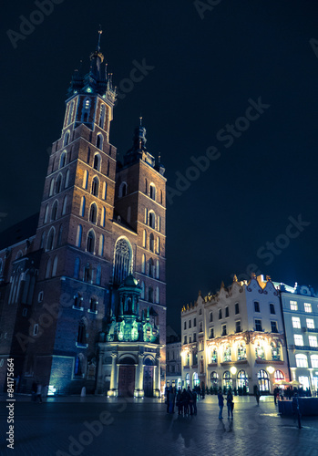 Main square at Krakow, Poland