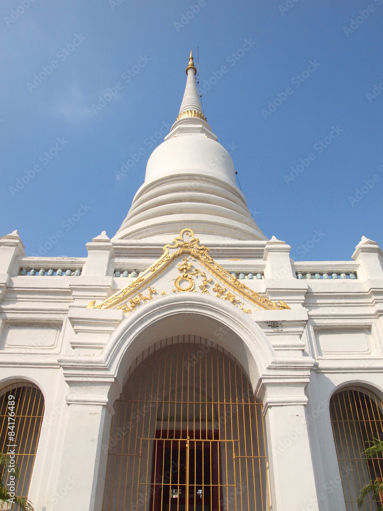 White Pagoda in a temple