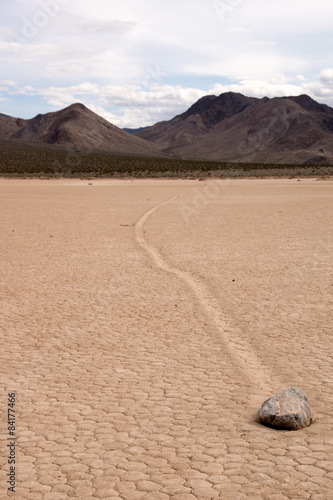 Wandernde Felsen, Death Valley NP, Kalifornien, USA