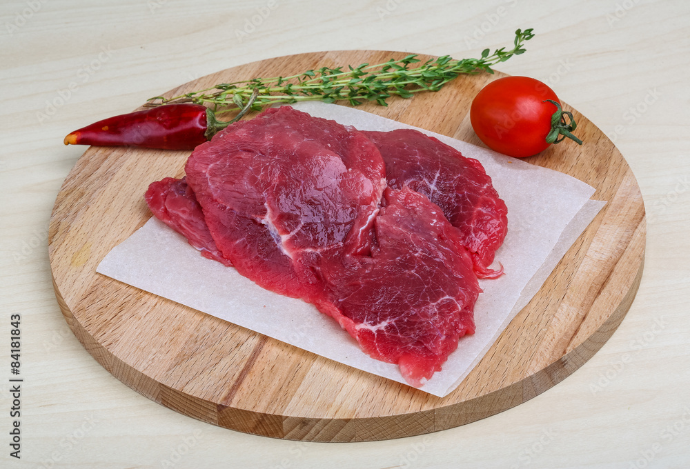 Raw beef Raw beef