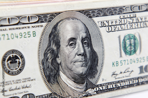 Hundred dollar banknote