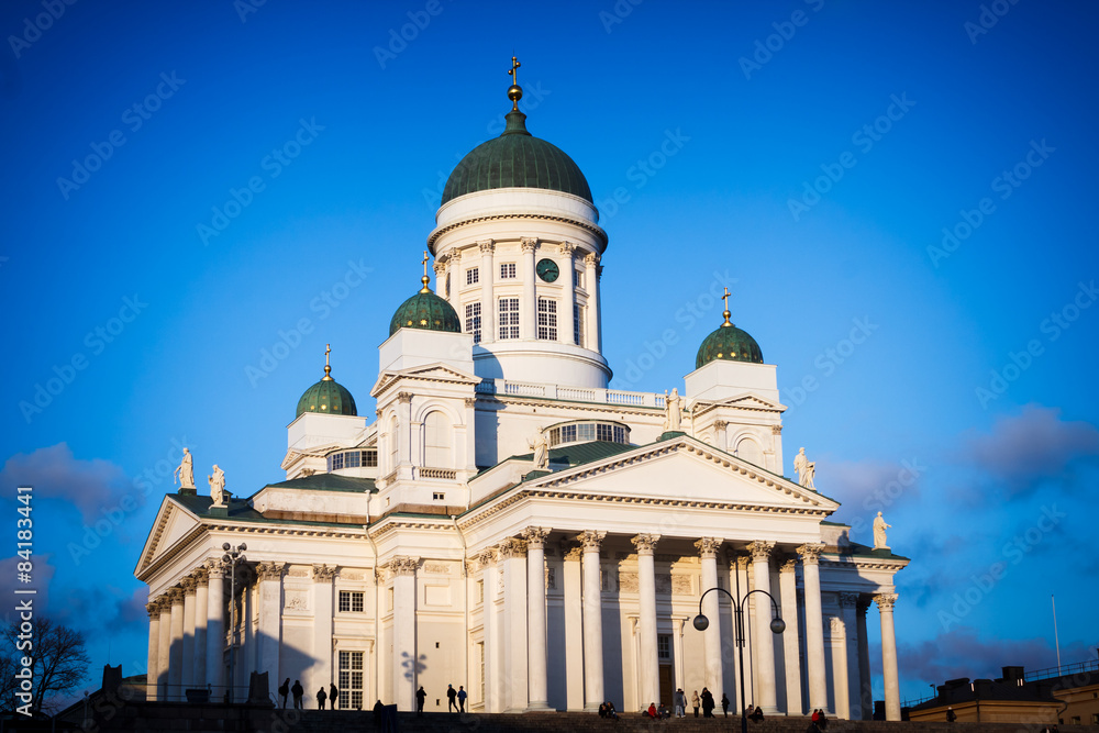 Famous cathedral in Helsinki.