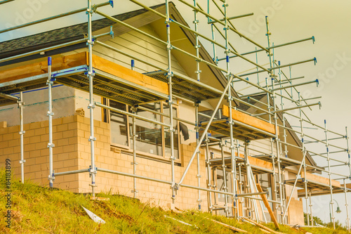 Home construction, Auckland neighborhood,  Whangaparaoa