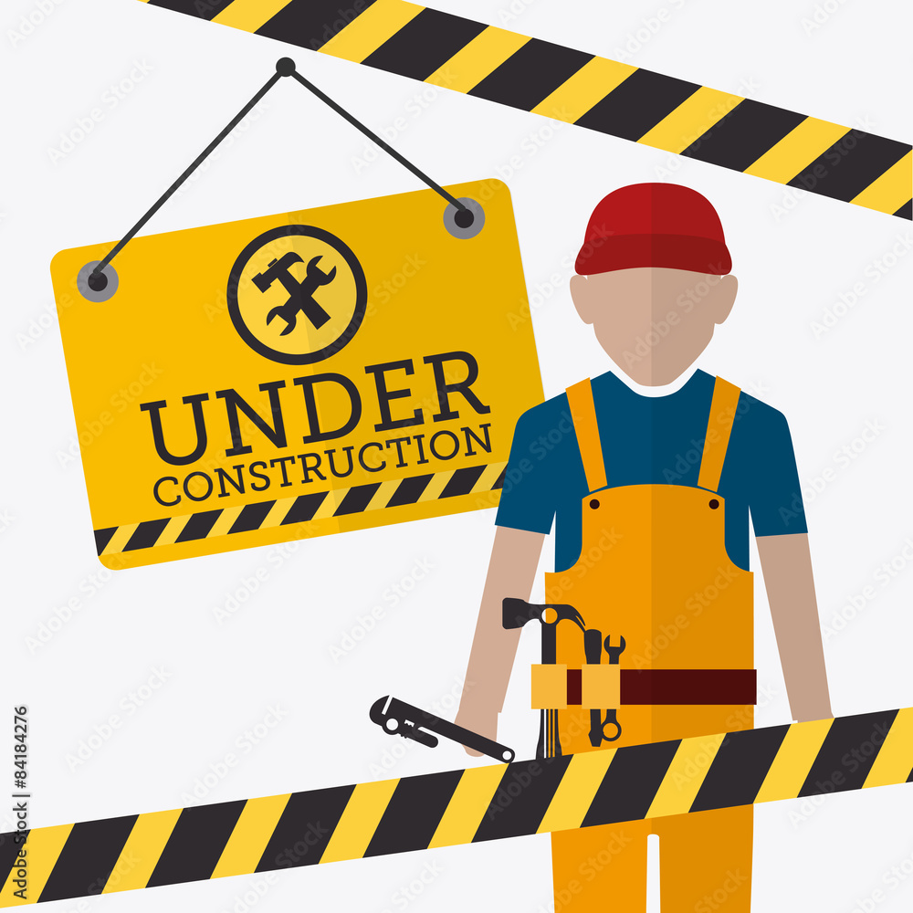 Under construction design. Under construction design.