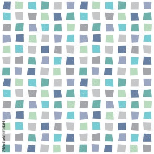 seamless hipster geometric pattern navy blue aqua