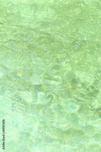 green water surface in pond