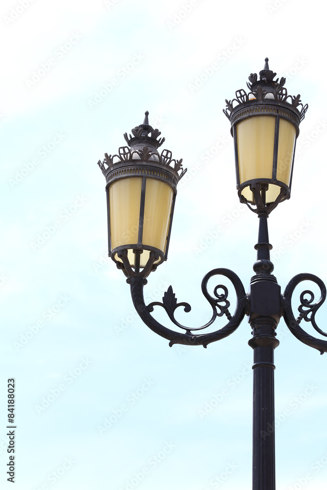 Antique lamp post