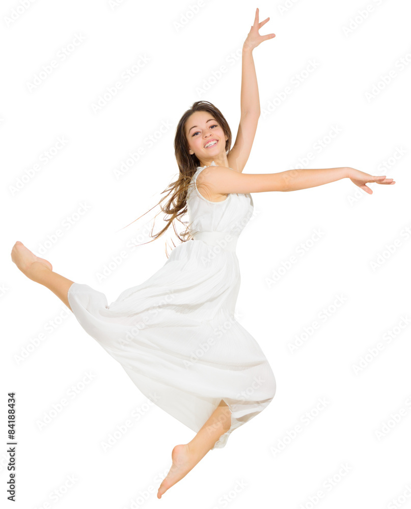 Young girl modern dancer