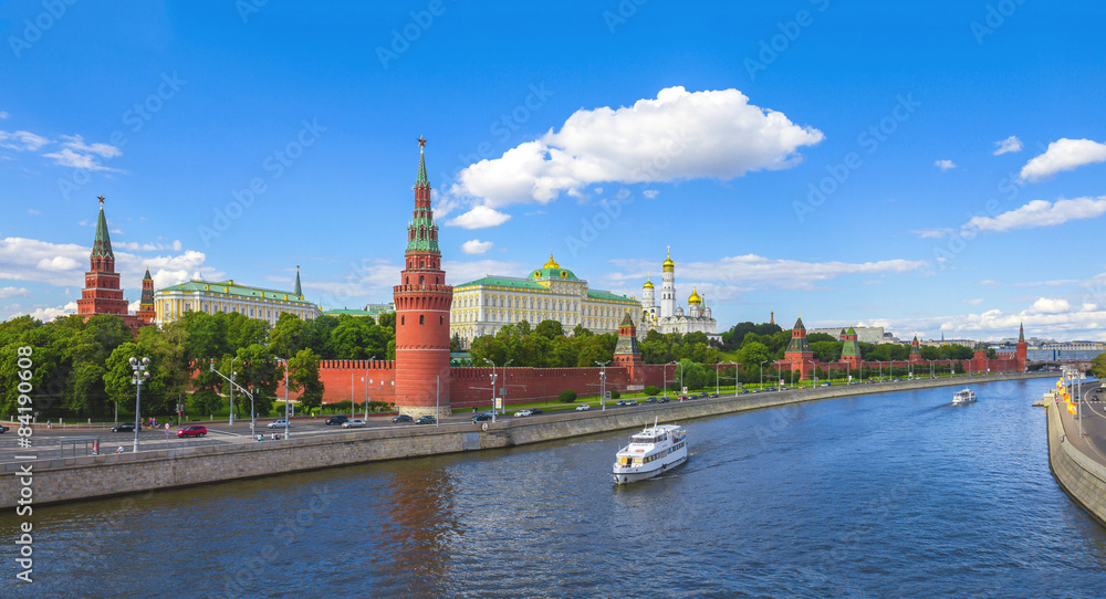 Moscow Kremlin on a sunny day
