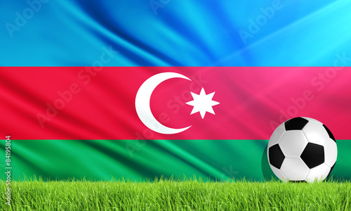 The National Flag of Azerbaijan