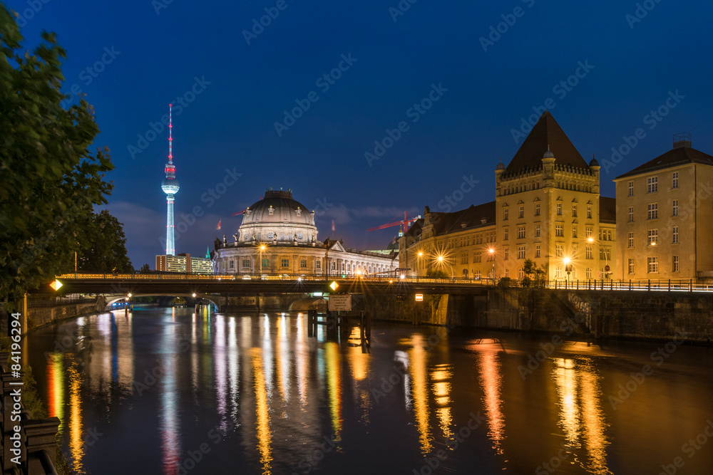 Berliner Ansicht bei Nacht